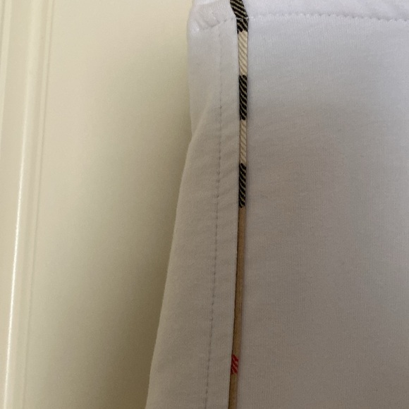 VINTAGE WOMEN’S AUTHENTIC BURBERRY WHITE TRACKSUIT PANTS SIZE L . - Picture 6 of 13